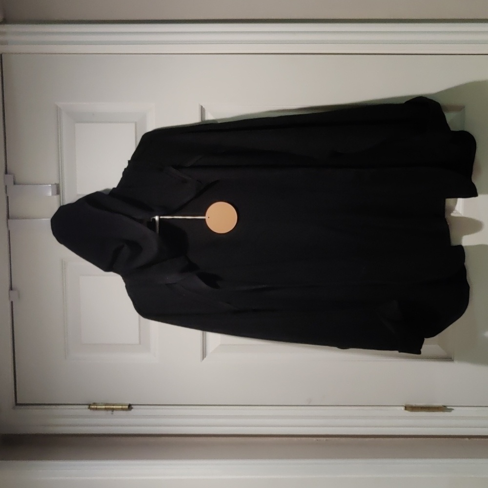 BIBI black hooded cardigan.